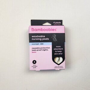 Bamboobies 4 Pack Overnight Reusable Nursing Pads